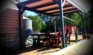 Finished Freestanding Flat Roof Patio